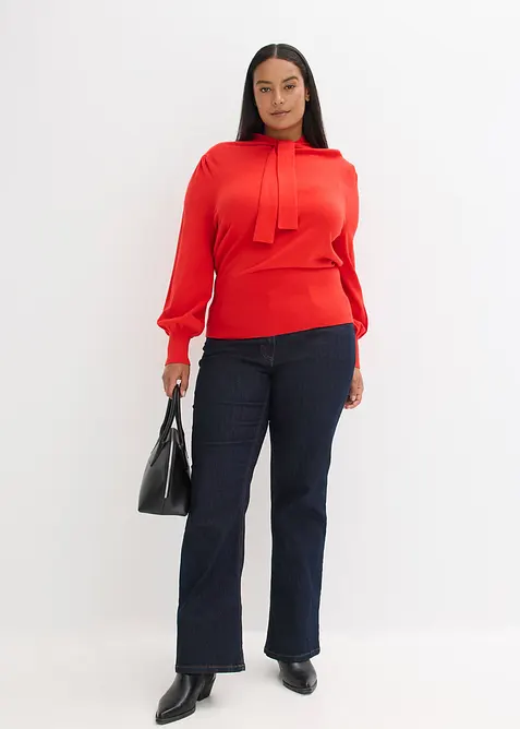 Svetr z jemné pleteniny z měkké viskózové směsi, bonprix