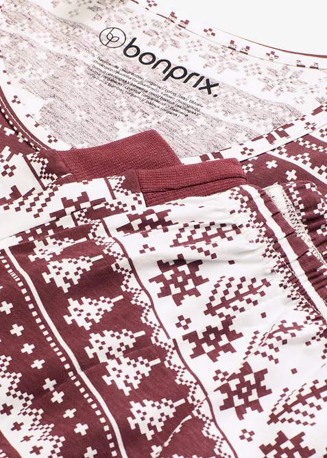 Pyžamo z čisté organické bavlny, bonprix