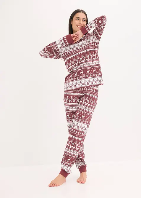 Pyžamo z čist&eacute; organick&eacute; bavlny, bonprix