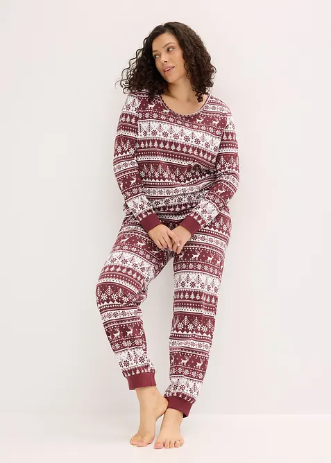 Pyžamo z čisté organické bavlny, bonprix