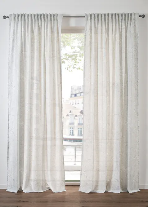 Záclona z udržitelného materiálu (1 ks v balení), bonprix