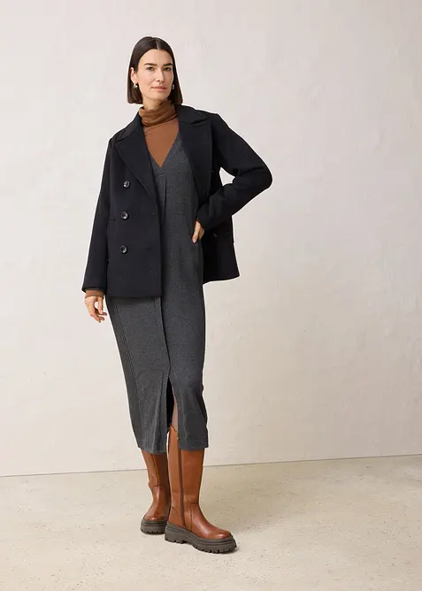 Pletené šaty z vlny Merino, bonprix