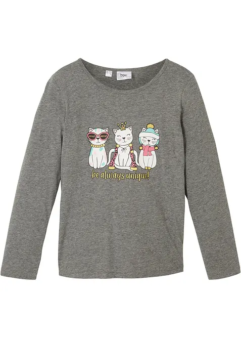 Triko s dlouhým rukávem, z viskózové směsi, bonprix