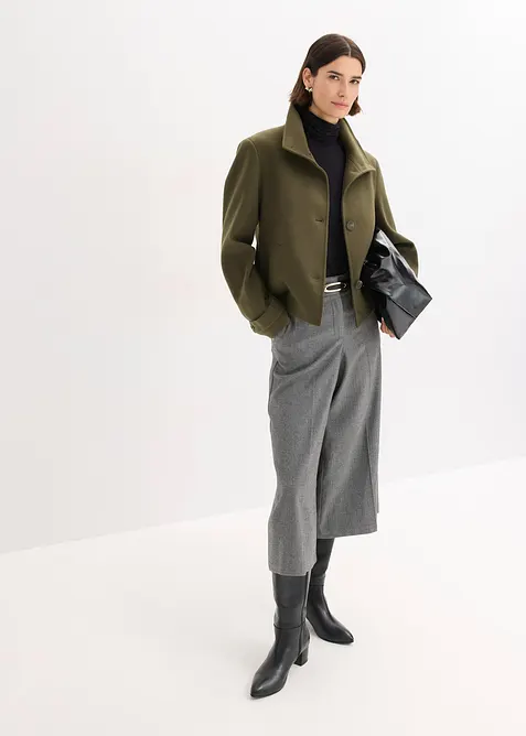 Kabátek s vlněným vzhledem, bonprix