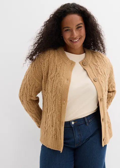 Kab&aacute;tek ze silněj&scaron;&iacute; pleteniny, bonprix