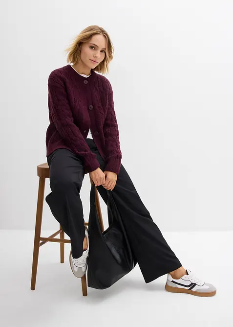 Kabátek ze silnější pleteniny, bonprix