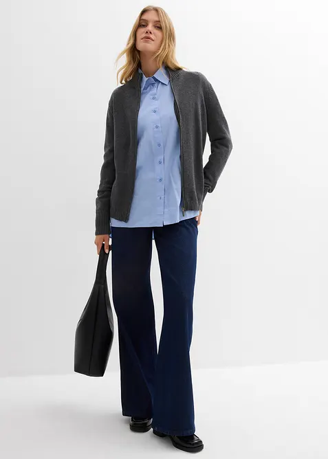 Pleten&yacute; kab&aacute;tek z čist&eacute; organick&eacute; bavlny, bonprix