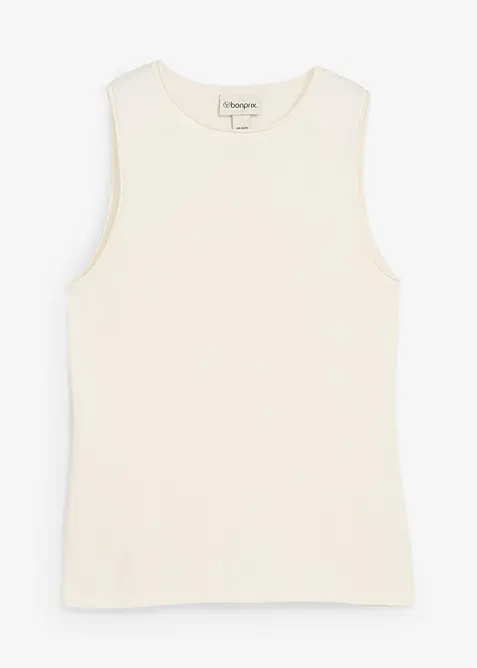 Pletený top z čisté bavlny, bonprix