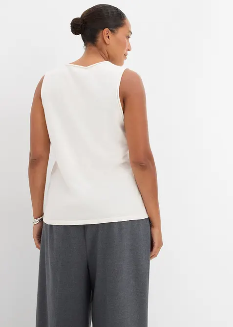 Pletený top z čisté bavlny, bonprix