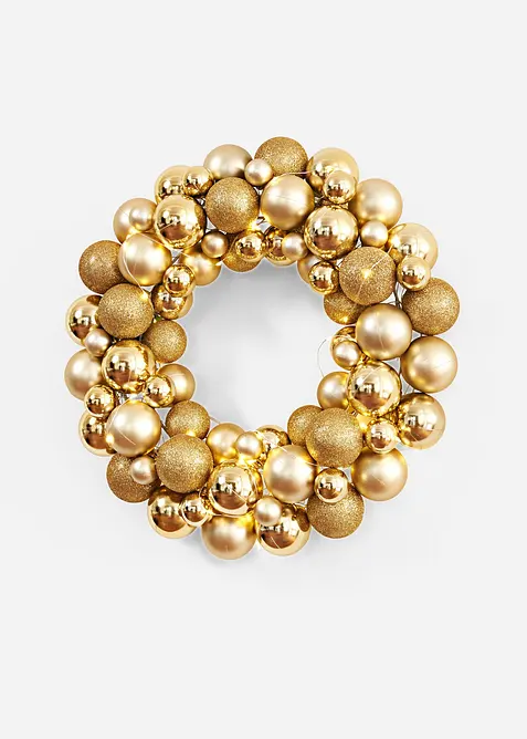 LED dekorativní věnec s ozdobami, bonprix