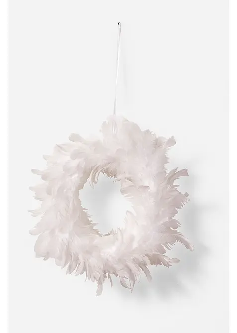 Dekorativní věnec s peřím, bonprix