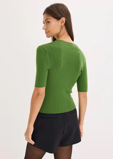 Žebrovan&yacute; svetr, bonprix