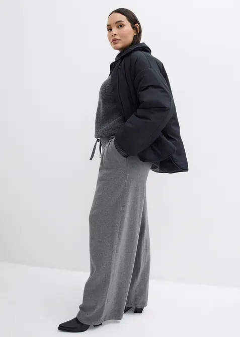 Pletené kalhoty z měkké směsi s kašmírem, bonprix