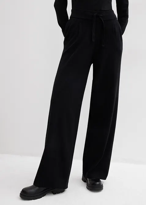 Pletené kalhoty z měkké směsi s kašmírem, bonprix