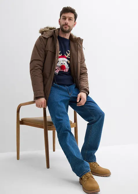 Vánoční jemně pletený svetr, bonprix