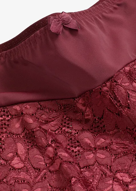 Bokov&eacute; maxikalhotky s krajkou, bonprix