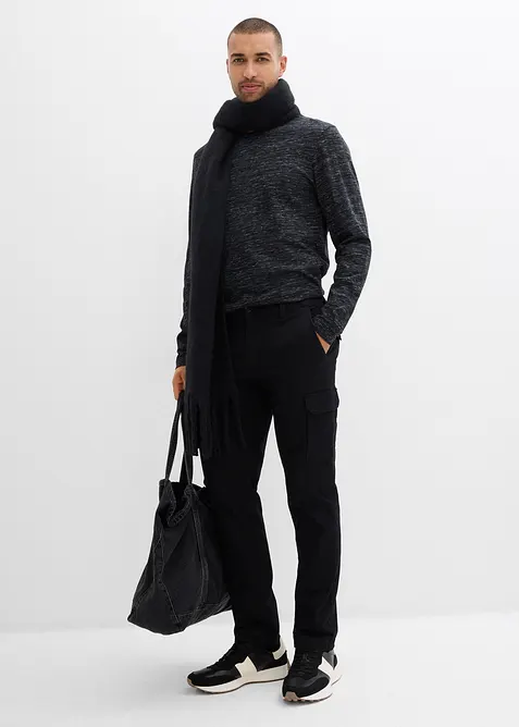 Strečově cargo termokalhoty Regular Fit, Straight, bonprix