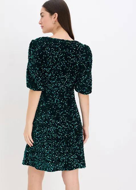 Šaty s pajetkami, bonprix