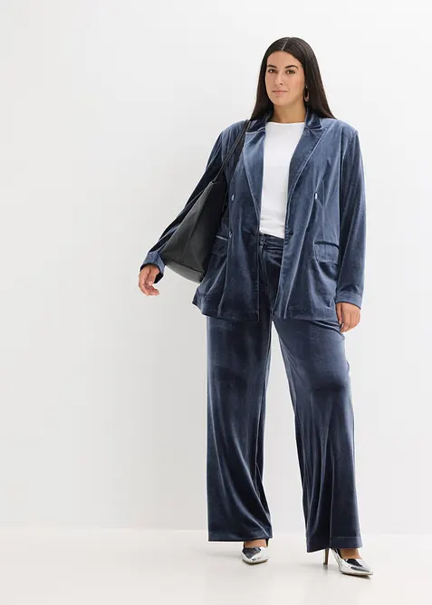 Kalhoty z jemn&eacute;ho sametu, bonprix