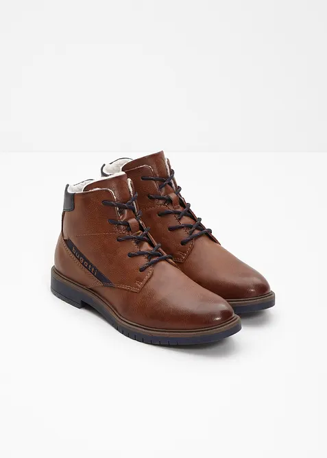 Kožená šněrovací kotníková obuv značky Bugatti, Bugatti