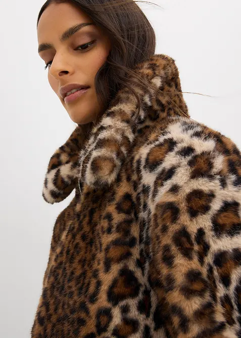 Oversize bunda z umělé kožešiny, bonprix