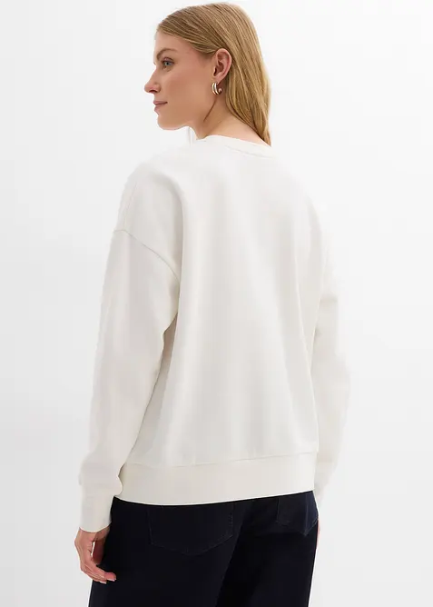 Oversize mikina z čisté organické bavlny, bonprix