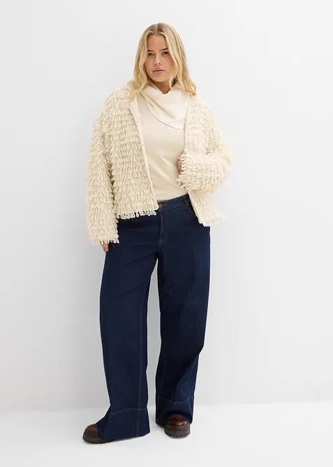 Kabátek z hrubé pleteniny, bonprix