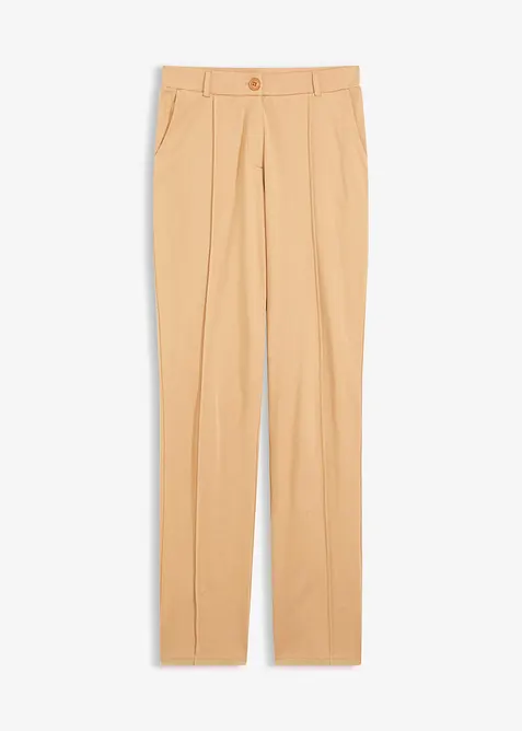 Bavlněné žerzejové kalhoty se sámky, bonprix