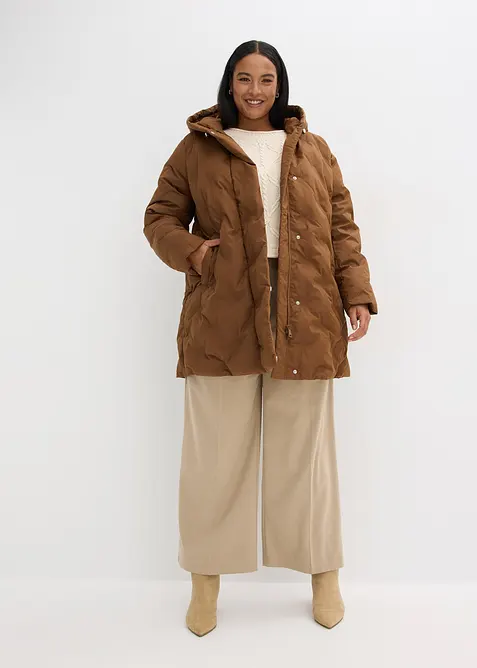 Prošívaná bunda se vzhledem 2 v 1, bonprix