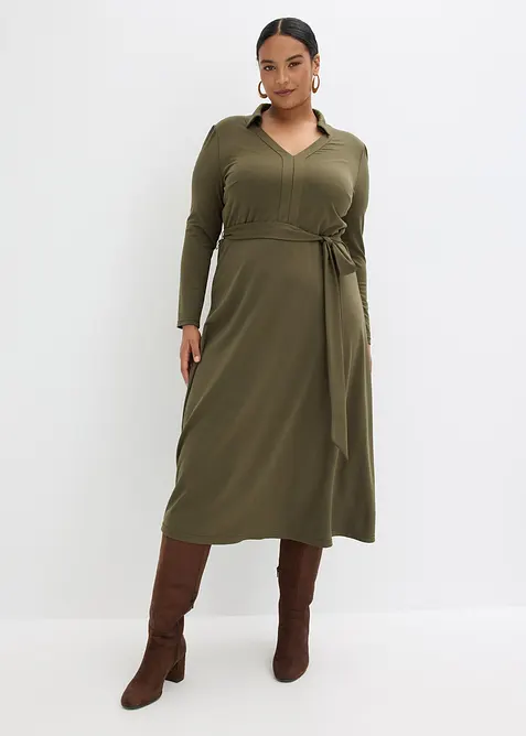 Košilové šaty s viskózou, bonprix