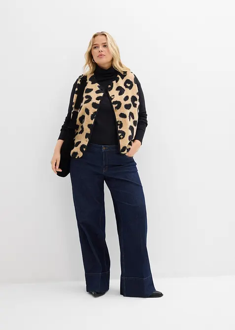 Vesta z uměl&eacute; kože&scaron;iny, bonprix