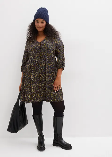 Tunikov&eacute; &scaron;aty ze spl&yacute;vav&eacute; visk&oacute;zy, bonprix