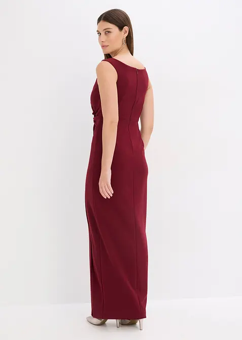 Carmen šaty ze strukturovaného krepu, bonprix