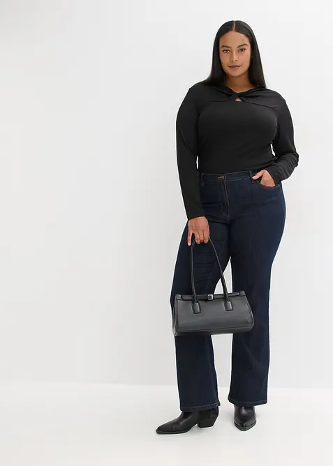 Žebrovan&eacute; triko, bonprix