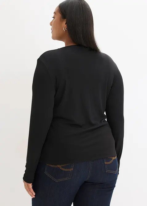 Žebrovan&eacute; triko, bonprix