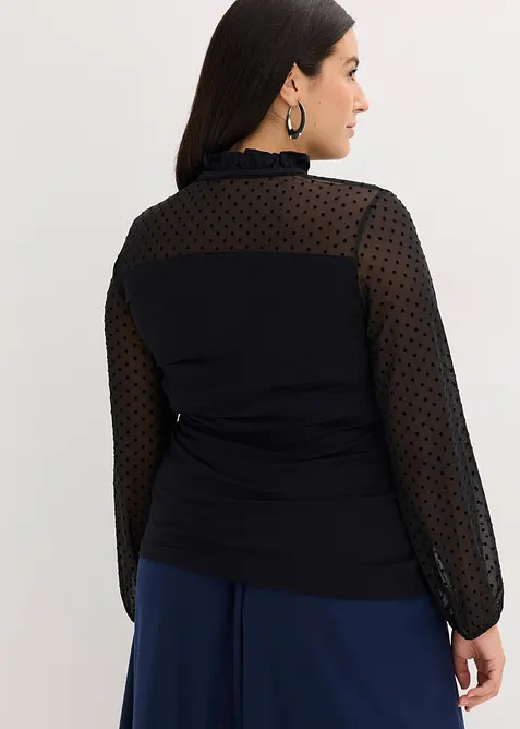 Tričko z visk&oacute;zov&eacute; směsi, bonprix