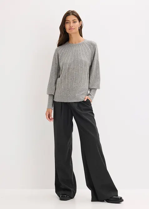 Svetr se štrasovou aplikací, bonprix