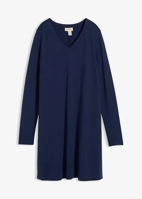 Šaty ze splývavé viskózové směsi, bonprix