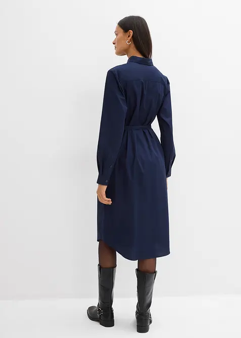 Midi šaty z čisté organické bavlny, bonprix