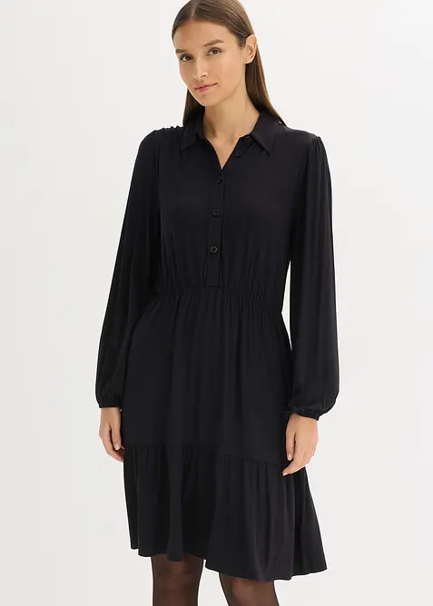 Žerzejové šaty z jemné směsi s viskózou, bonprix