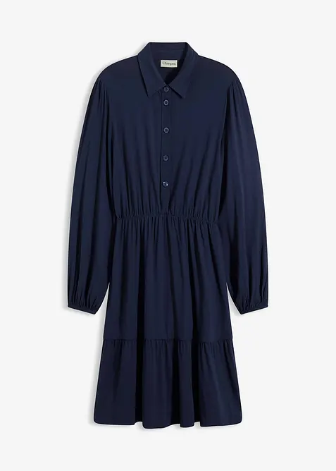 Žerzejové šaty z jemné směsi s viskózou, bonprix