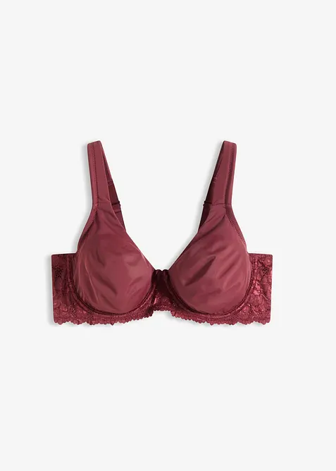 Hladká podprsenka s polstrovanými ramínky, bonprix