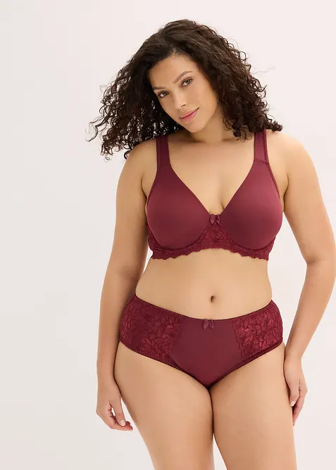 Hladká podprsenka s polstrovanými ramínky, bonprix