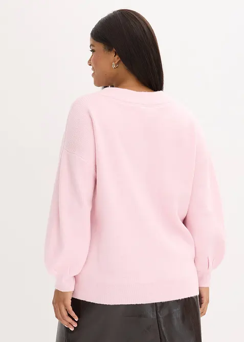 Svetr s balonovými rukávy, bonprix