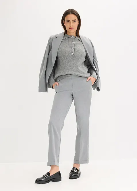 Pólo svetr s podílem vlny, bonprix