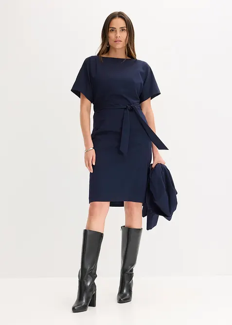 Pouzdrové šaty s křidélkovými rukávky, bonprix