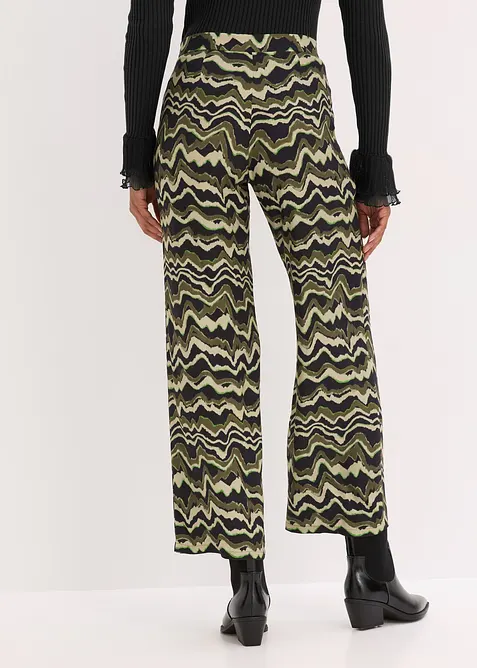 Palazzo kalhoty z lehkého viskózového krepu, bonprix