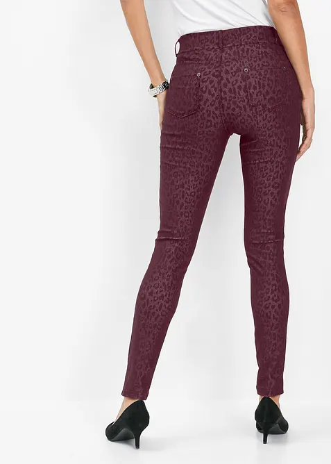 Jeggings s leopardím potiskem, bonprix