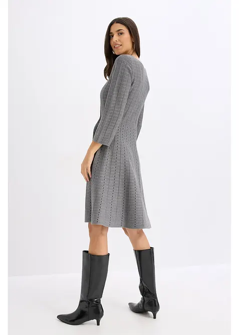 Pletené šaty z měkké viskózové směsi, bonprix