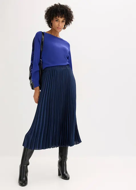 Svetr z jemn&eacute; pleteniny s flitry, bonprix